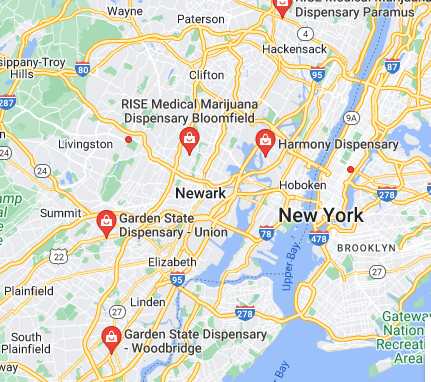 New Jersey Dispensary Locations